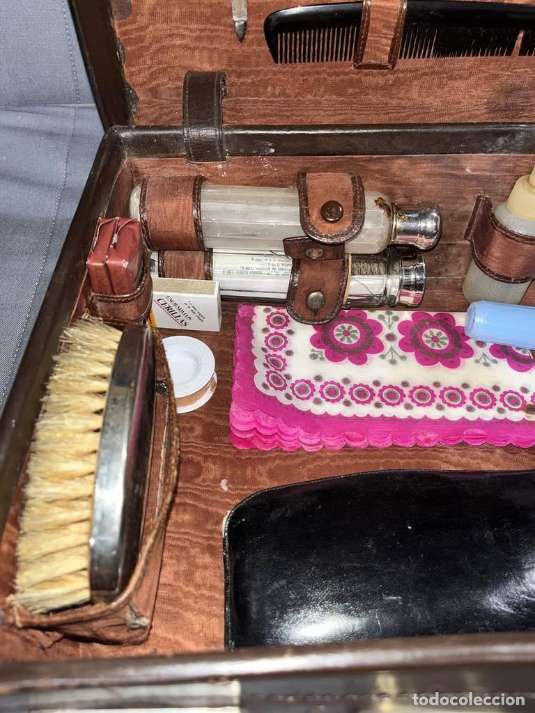Vintage: ANTIGUO MALET&Iacute;N DE VIAJE - Foto 5