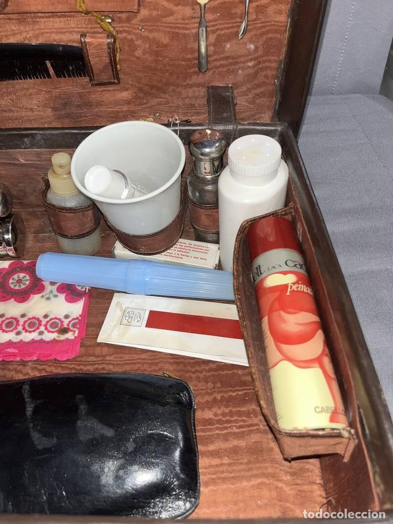 Vintage: ANTIGUO MALET&Iacute;N DE VIAJE - Foto 6