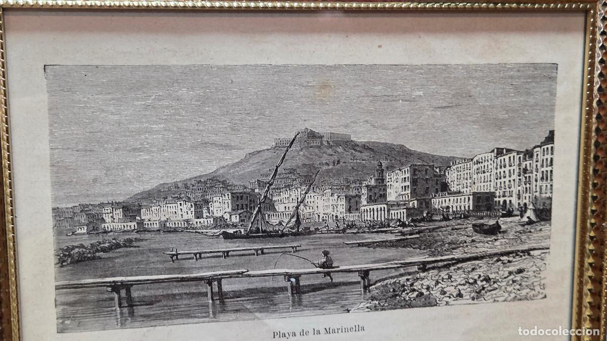 Vintage: cuado con grabado antiguo - Foto 2