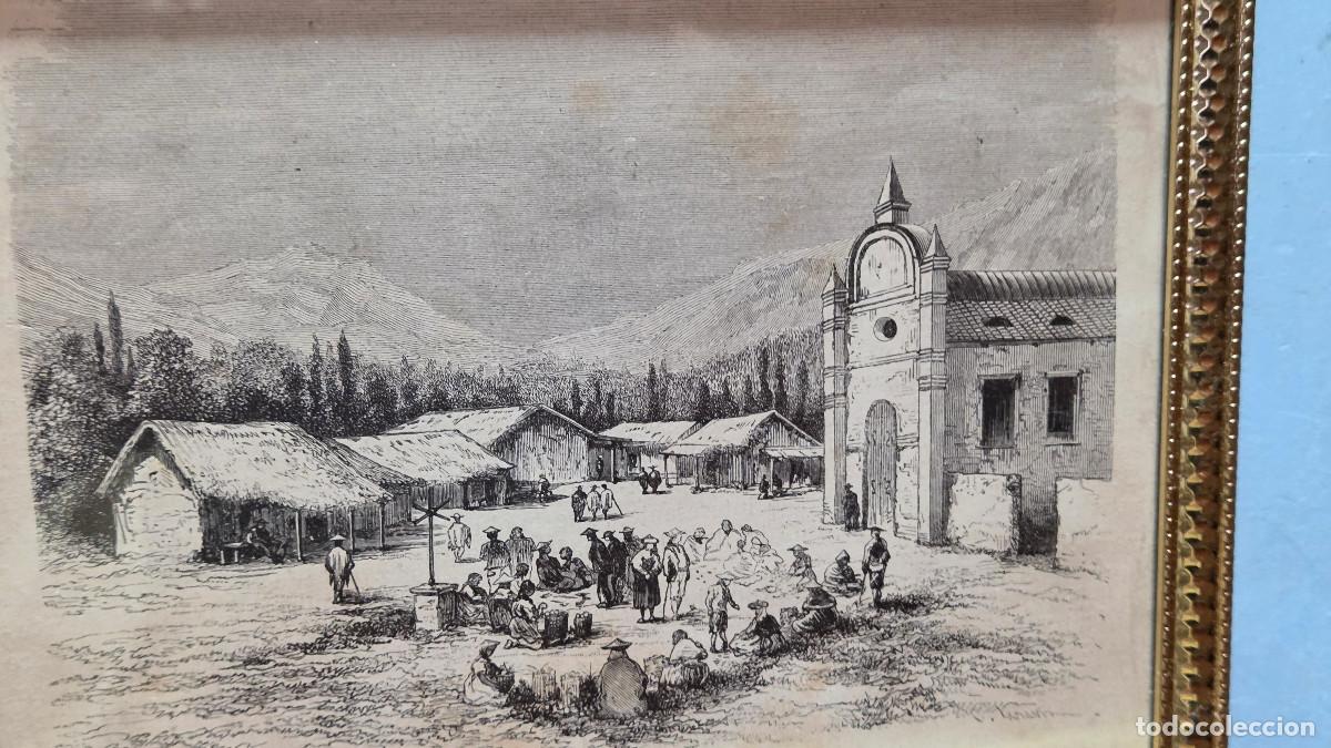 Vintage: cuadro con grabado antiguo - Foto 2