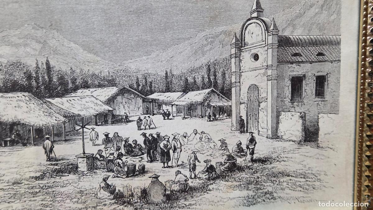 Vintage: cuadro con grabado antiguo - Foto 3