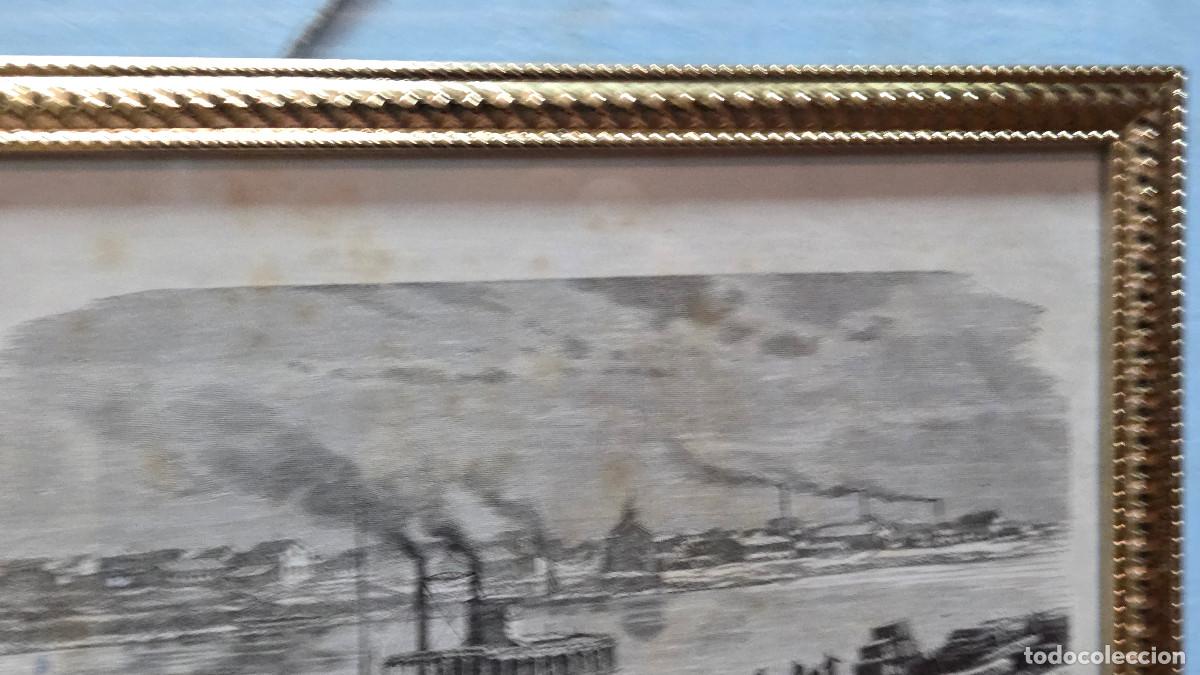 Vintage: cuadro con grabado antiguo - Foto 3
