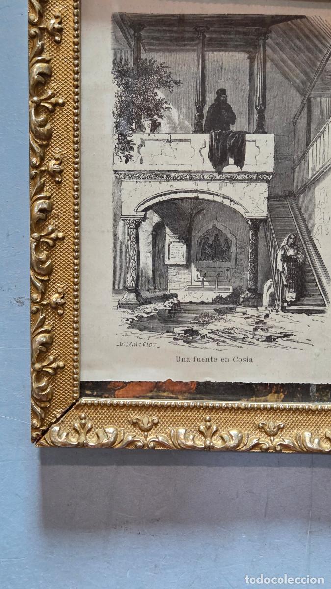 Vintage: cuadro con grabado antiguo - Foto 2
