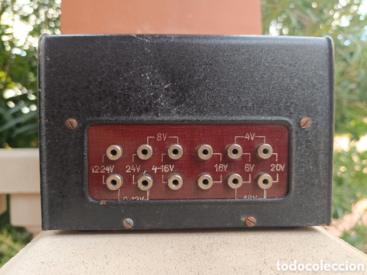 Vintage: Transformador de var&iacute;as salidas. - Foto 3