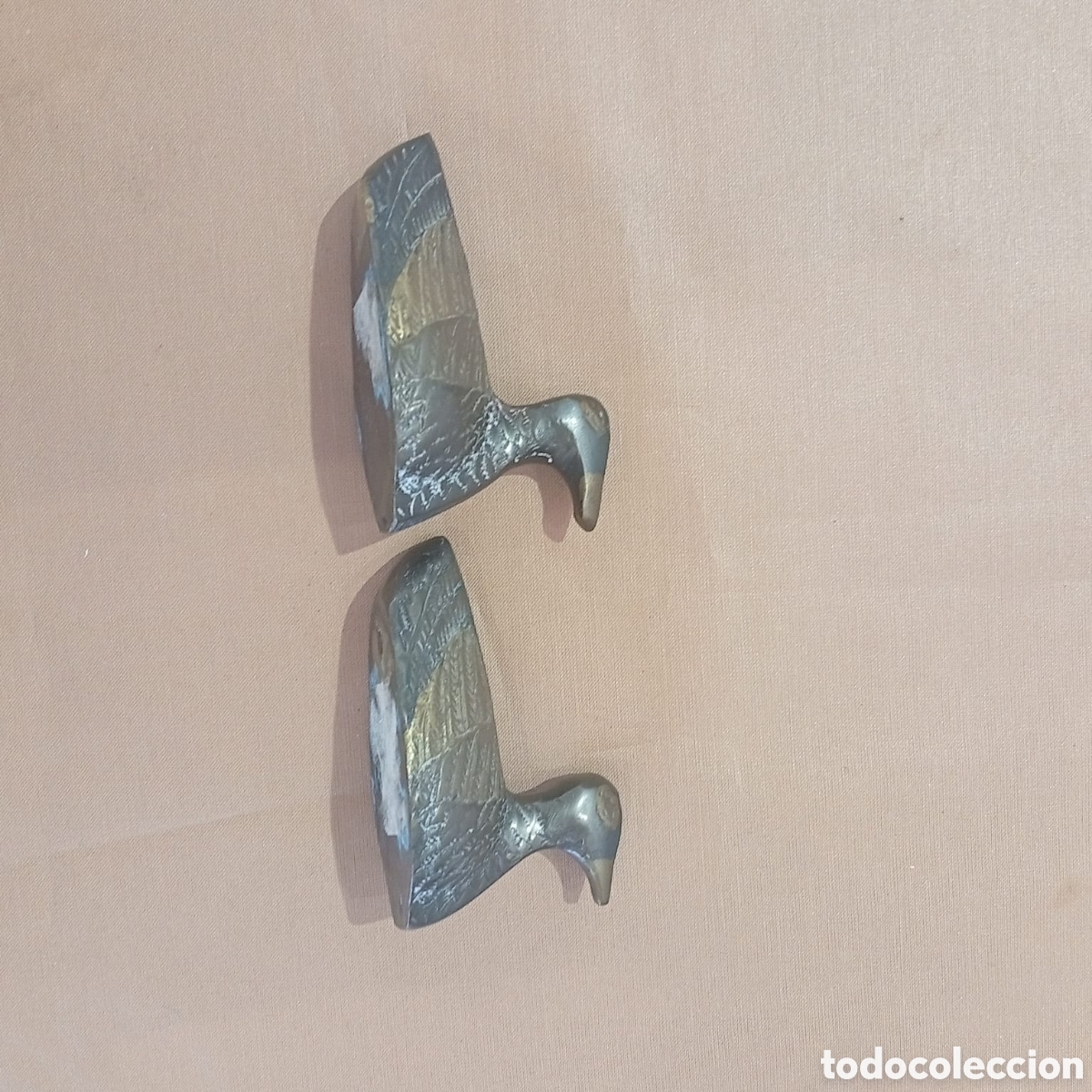 Vintage: Patos decorativos de bronce