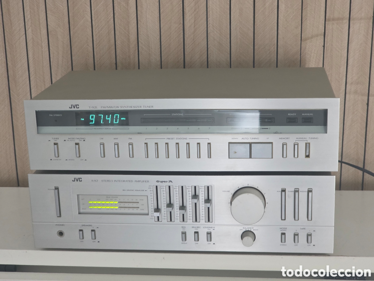 Vintage: JVC A-X2 Super-A + T-X2L equipo HiFi vintage Made in Japan