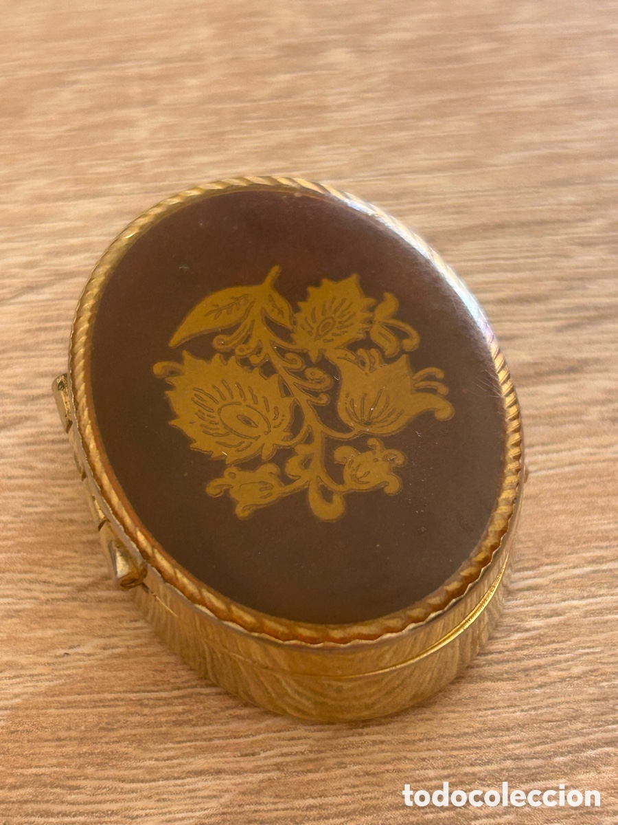 Vintage: Antiguo pastillero cajita