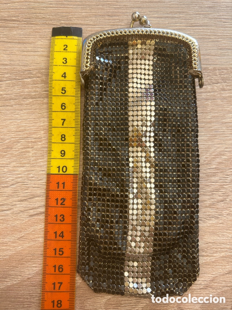 Vintage: Monedero antiguo de malla - Foto 3