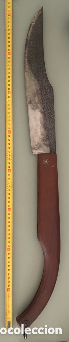 Vintage: Navaja mallorquina &ldquo;gigante&rdquo; con marcaje Bernat Sineu antigua pero en muy buen estado