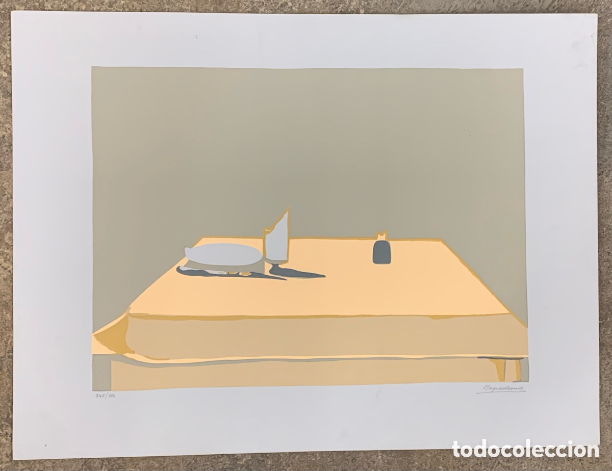 Vintage: Isabel Baquedano serigraf&iacute;a original sin enmarcar 46x 68 cm