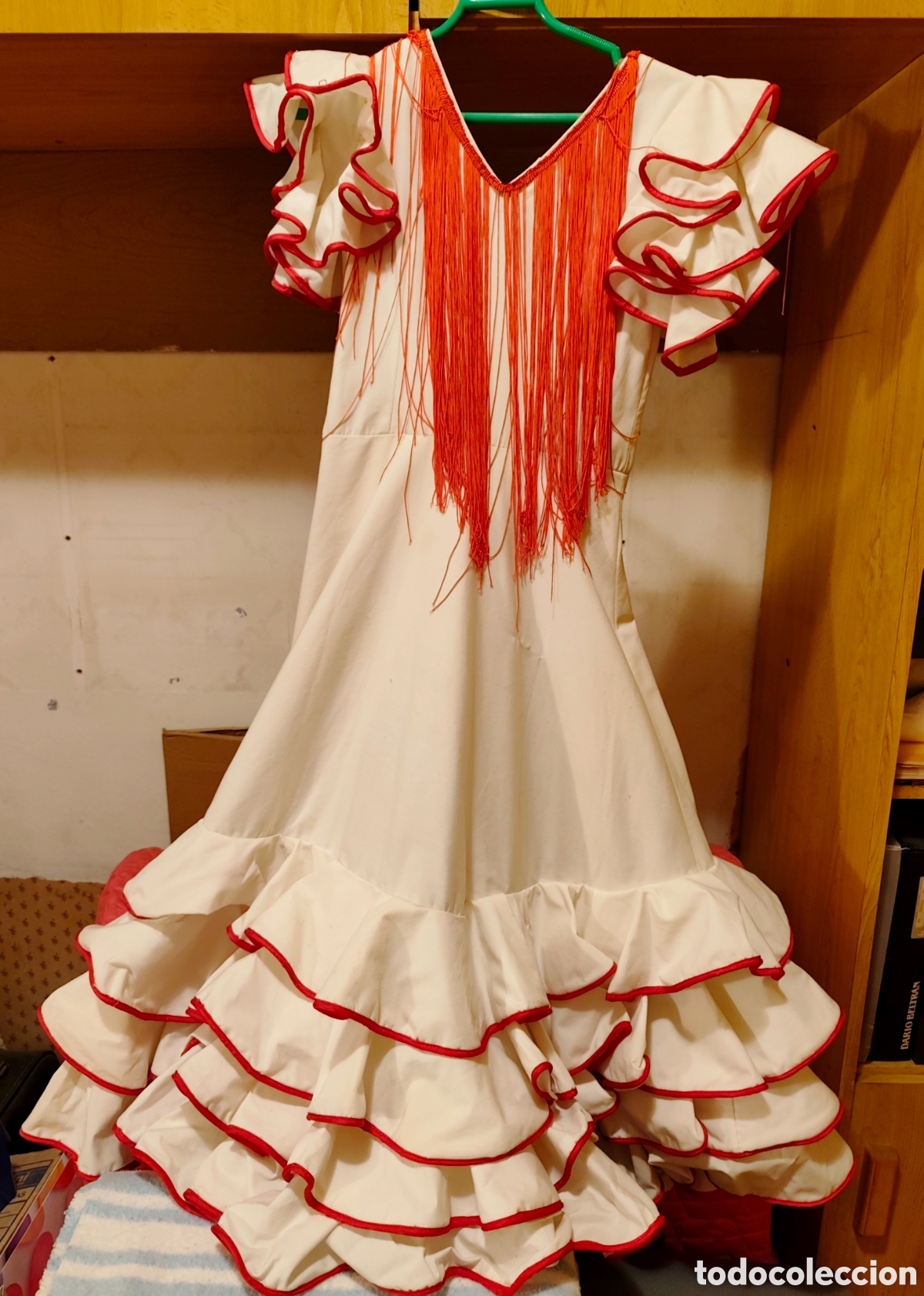 Vintage: Traje Flamenca vintage para ni&ntilde;a con accesorios de la epoca