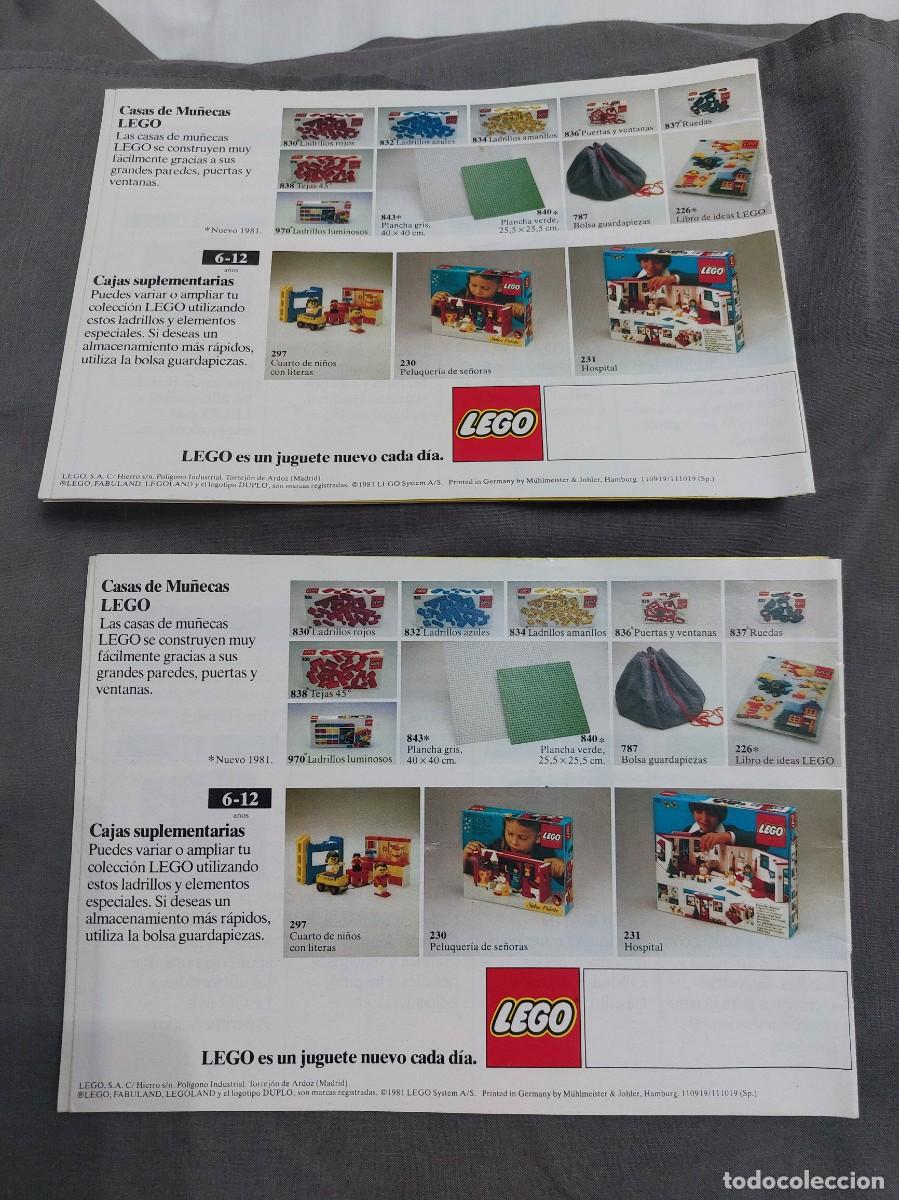 Vintage: Catalogos lego 1981 vintage