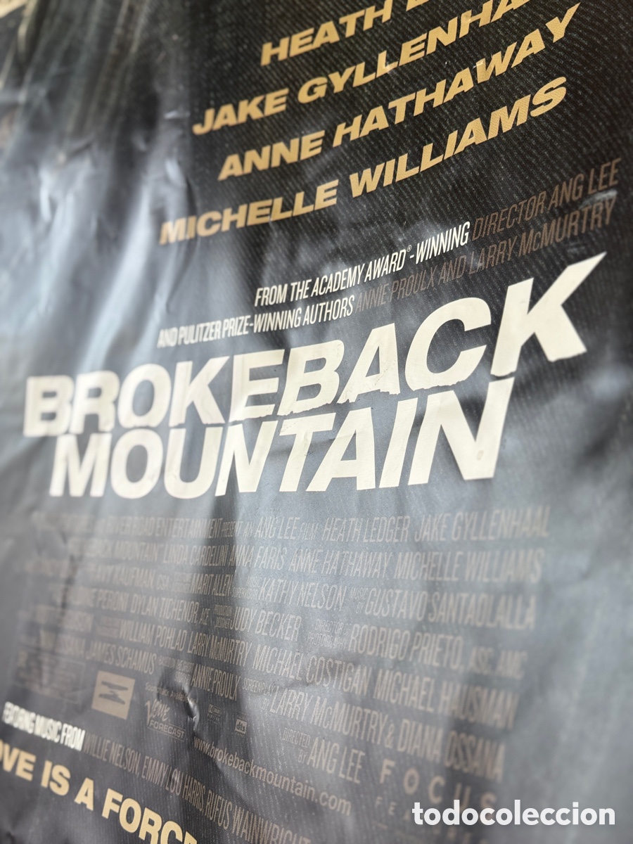Vintage: P&oacute;ster vinilico original BROKEBACK MOUNTAIN - Foto 4