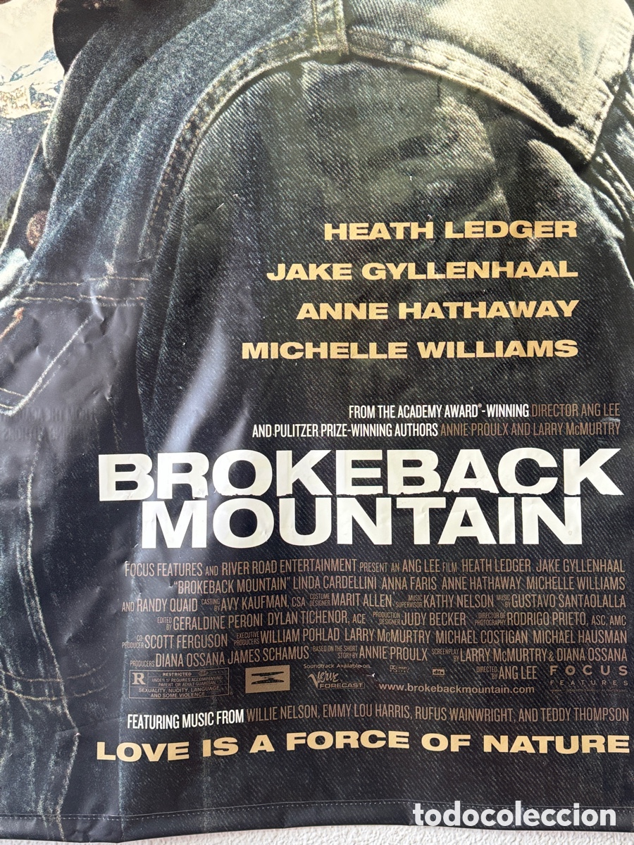 Vintage: P&oacute;ster vinilico original BROKEBACK MOUNTAIN - Foto 5