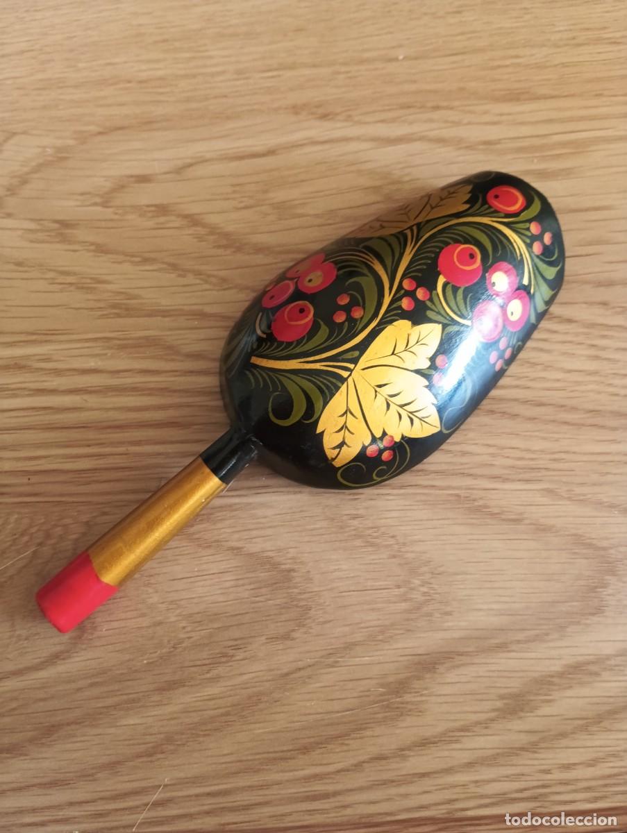 Vintage: Cuchar&oacute;n de madera ruso - Foto 2