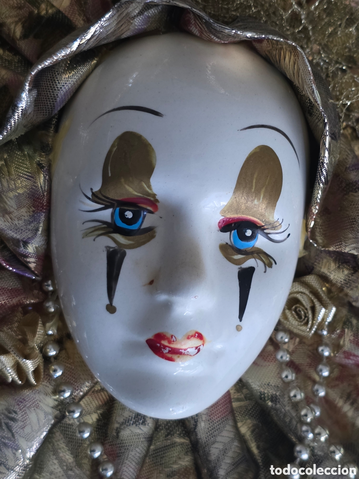 Vintage: veneciana vintage a&ntilde;os 70/80 &ndash; rostro de cer&aacute;mica