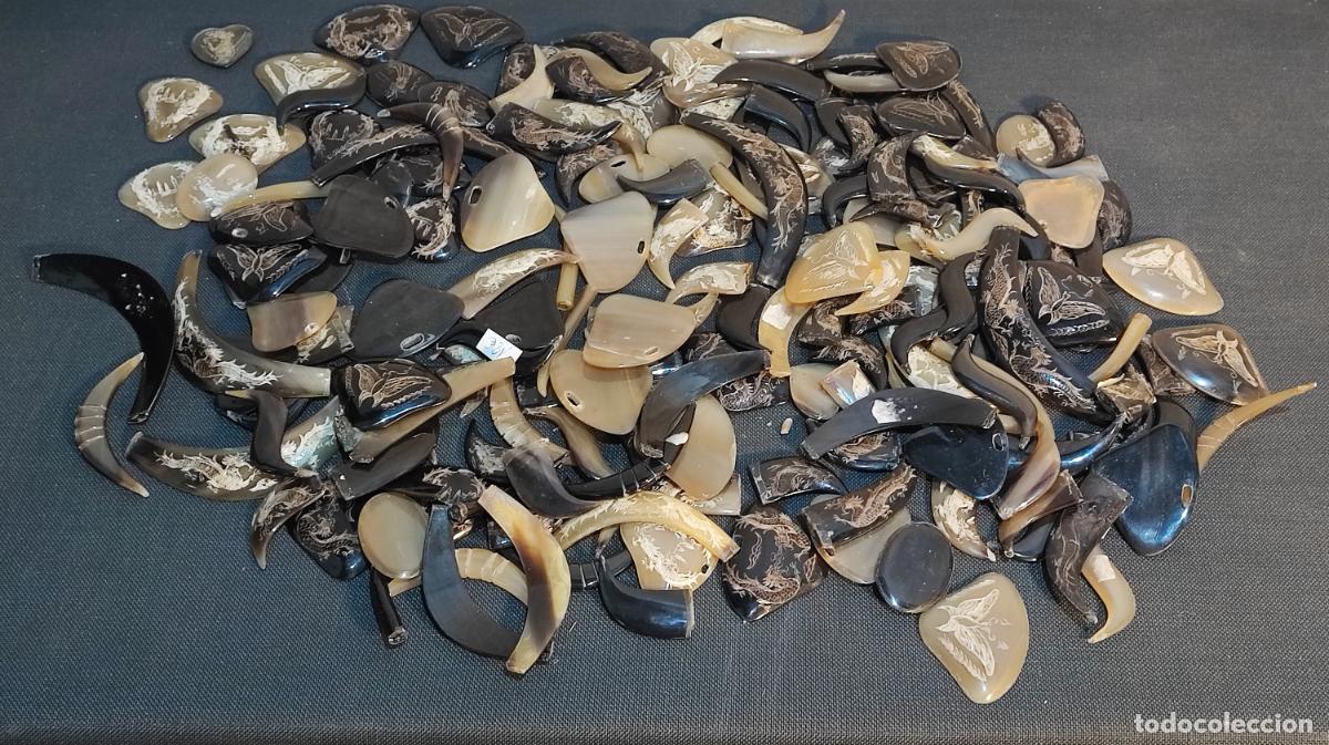 Vintage: LOTE DE 180 PIEZAS, COLGANTES, TALLADOS MOTIVOS ORIENTALES
