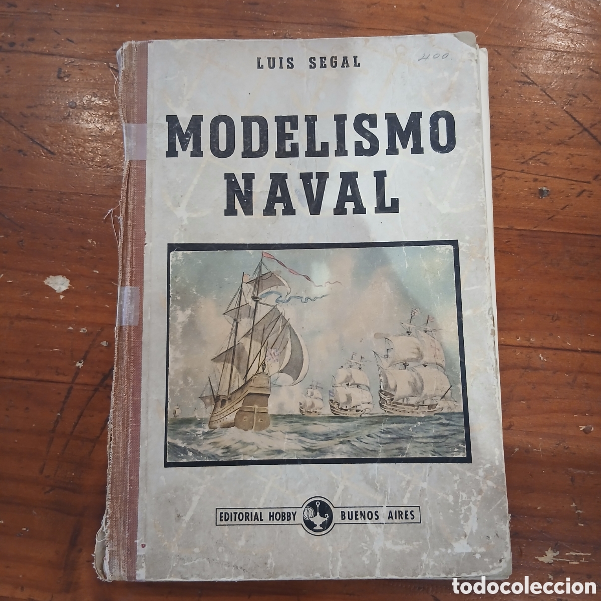Vintage: Antiguo libro .modelismo naval