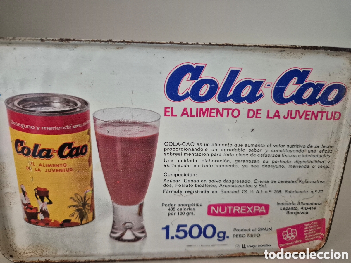 Vintage: Caja antigua de Cola cao - Foto 5