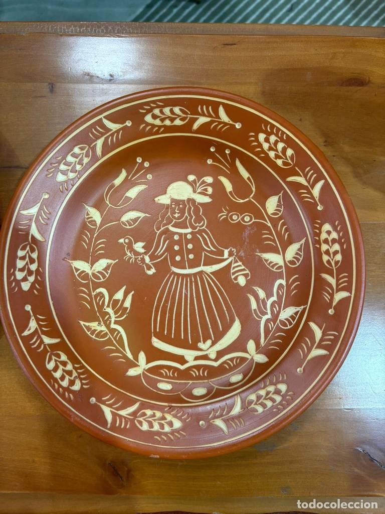 Vintage: PAREJA DE PLATOS CER&Aacute;MICOS - Foto 4