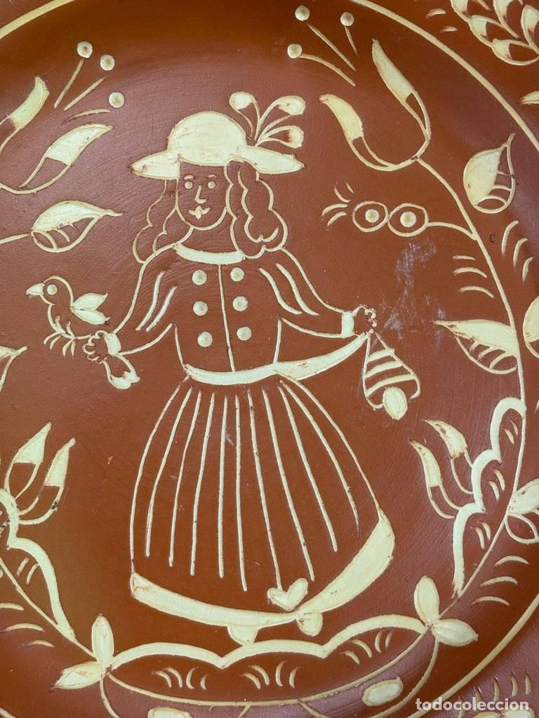 Vintage: PAREJA DE PLATOS CER&Aacute;MICOS - Foto 6