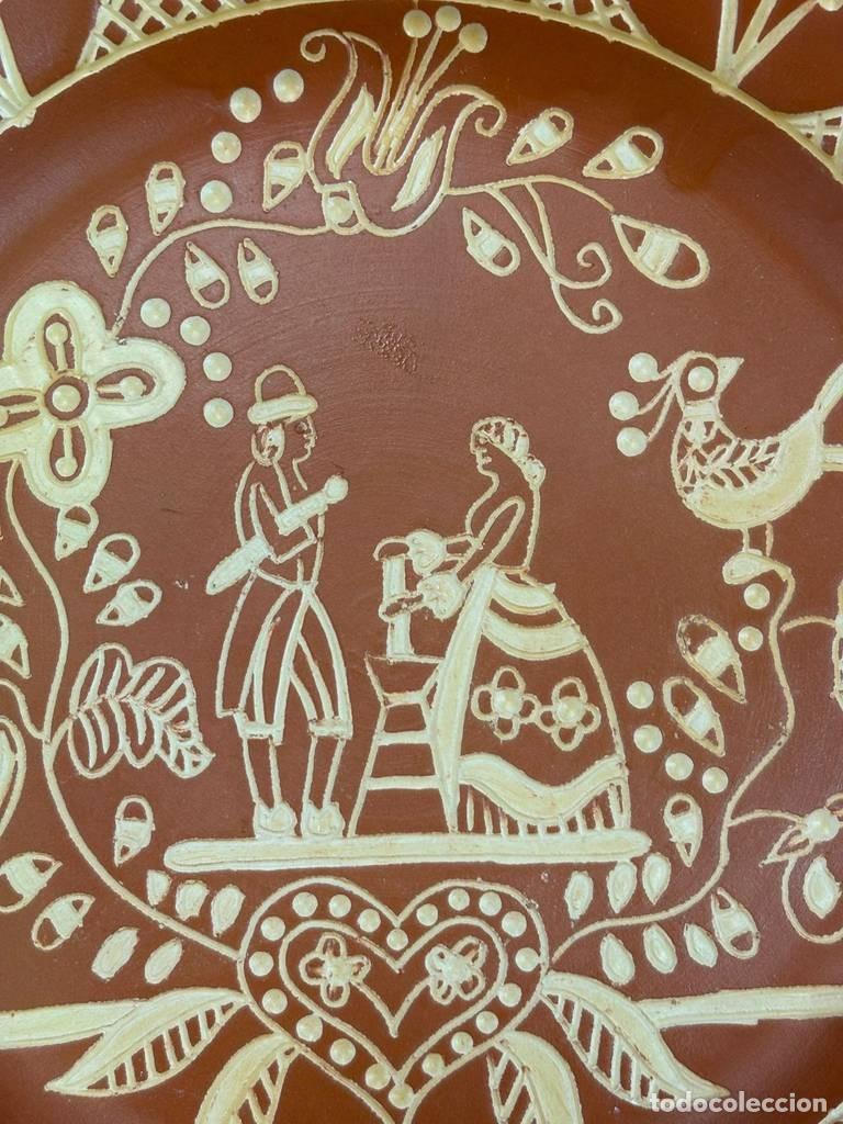 Vintage: PAREJA DE PLATOS CER&Aacute;MICOS - Foto 7