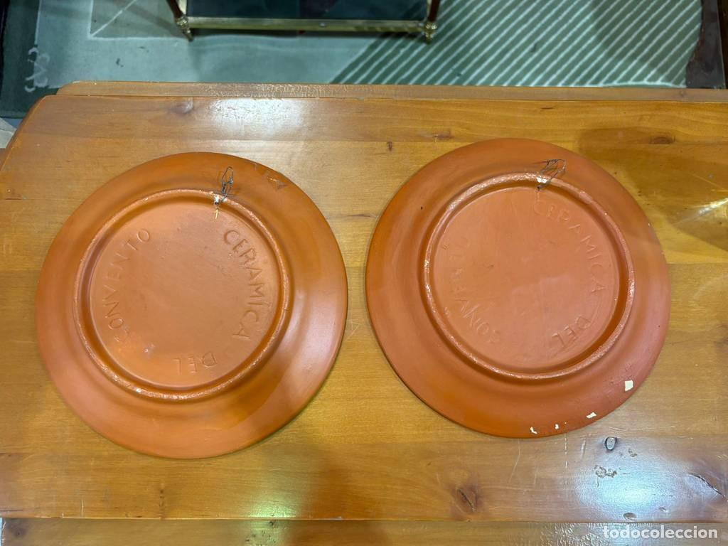 Vintage: PAREJA DE PLATOS CER&Aacute;MICOS - Foto 8