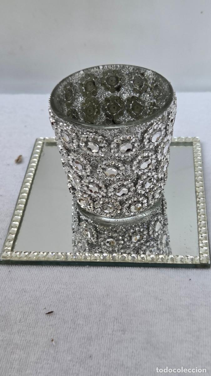 Vintage: vaso decorativo con bandeja - Foto 3