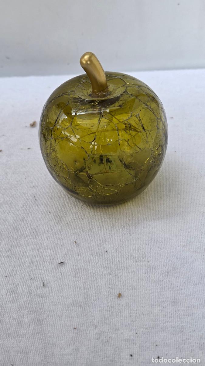 Vintage: manzana decoratica con luces