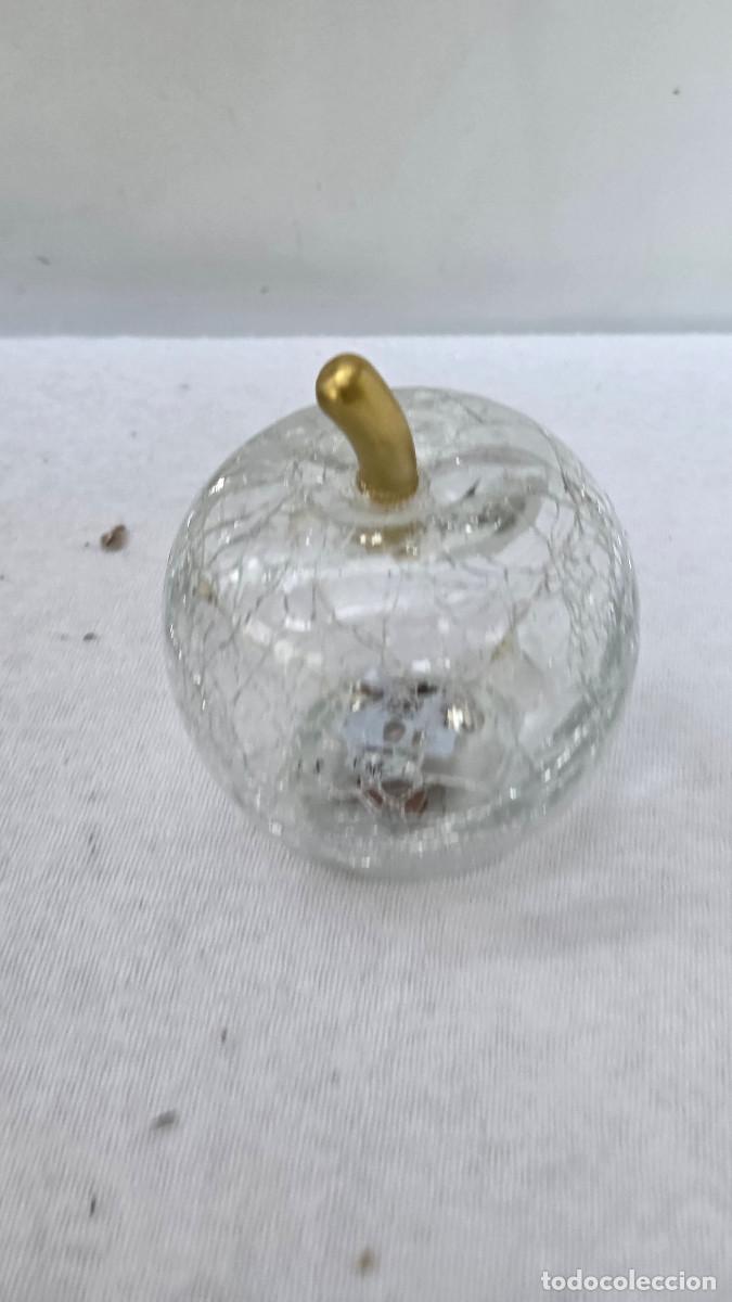 Vintage: manzana decoratica con luces