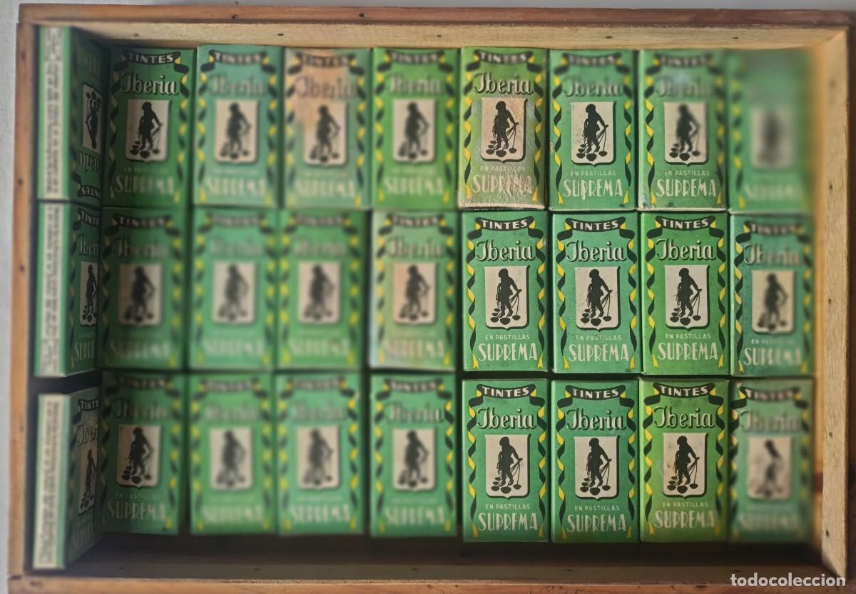 Vintage: Tinte negro para ropa de TINTES IBERIA a&ntilde;os 50/60.