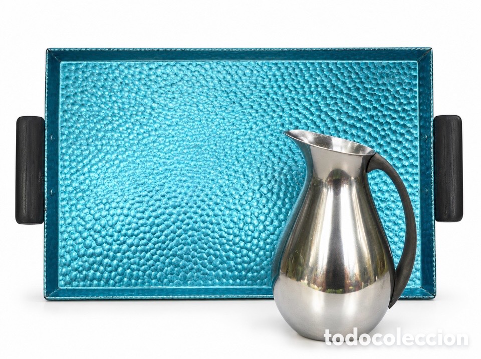 Vintage: BANDEJA ALUMINIO ANODIZADO M.M.M. - Foto 7