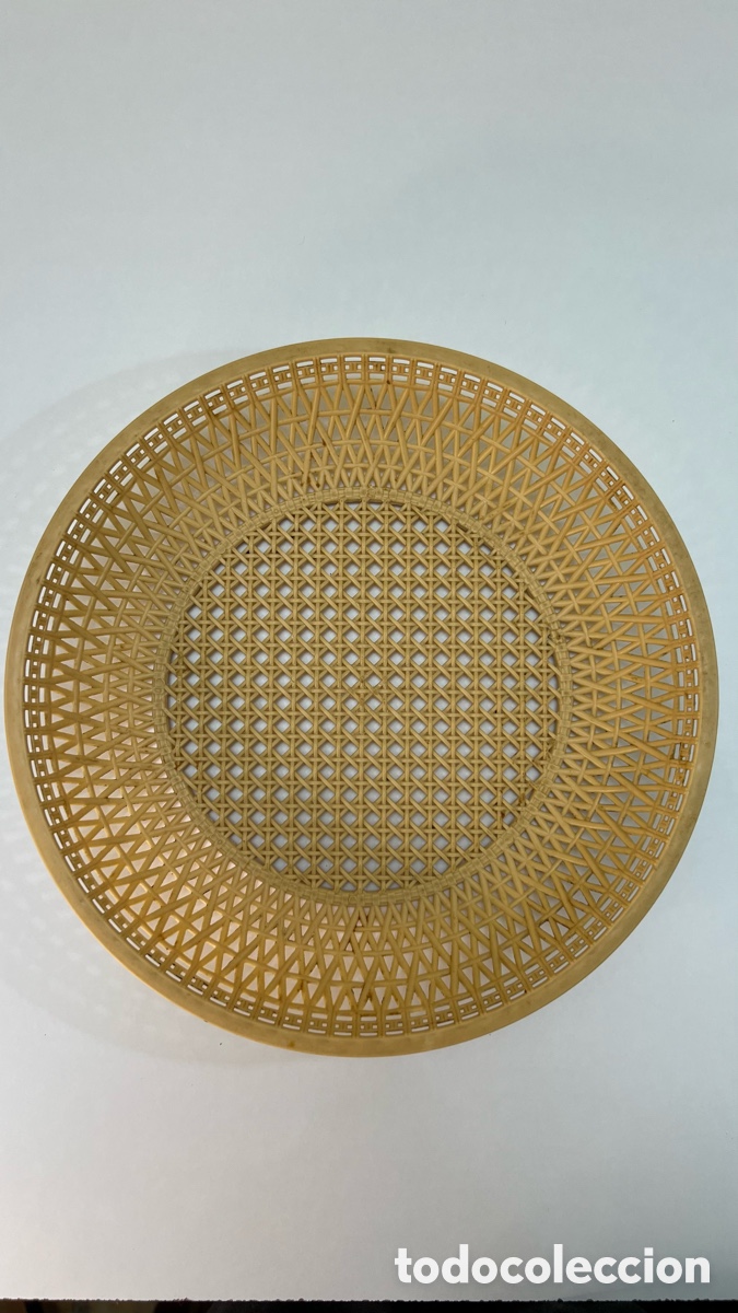 Vintage: Antiguo y t&iacute;pico Cesto Frutero de Pvc