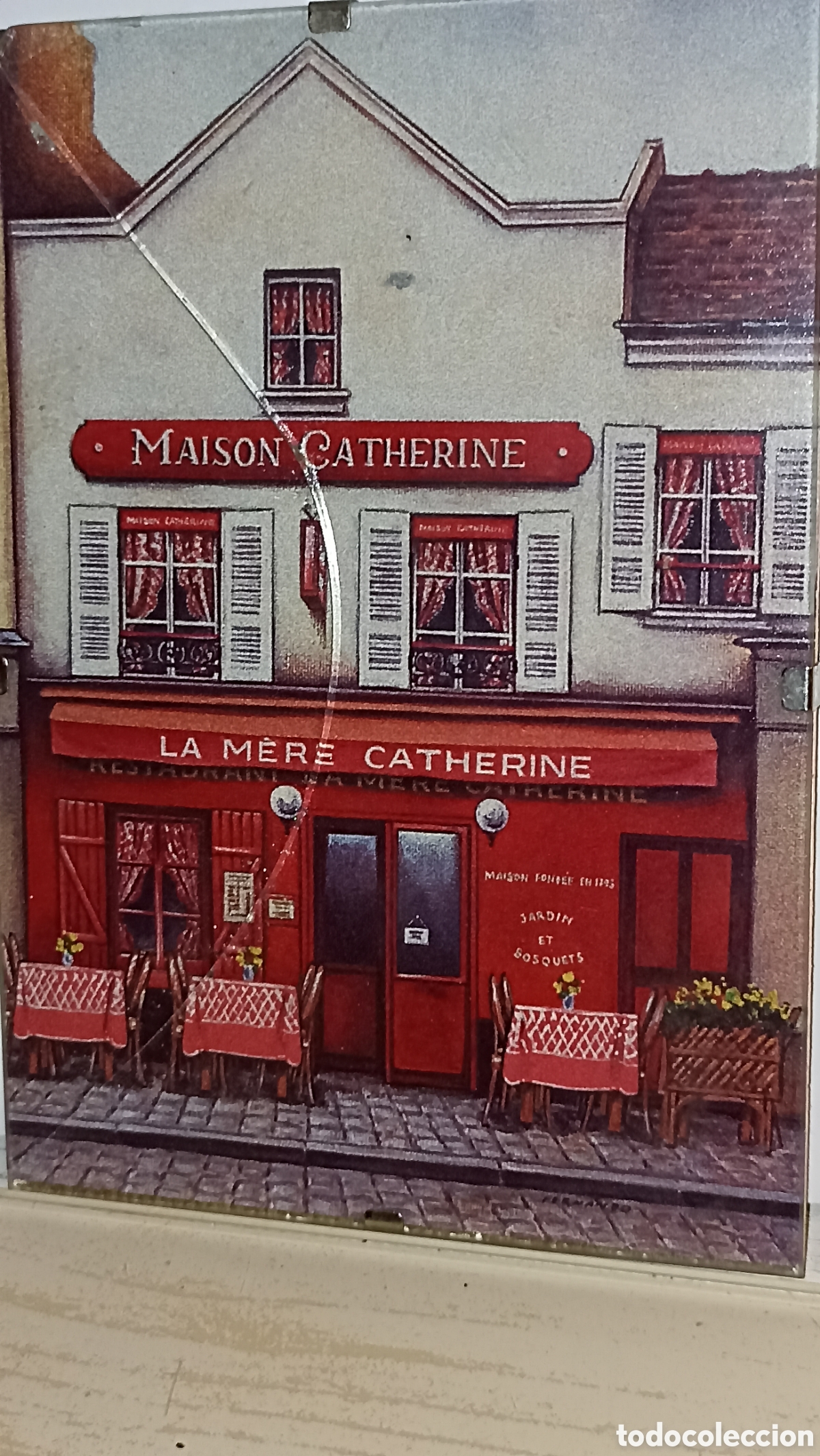 Vintage: Cuadro / L&aacute;mina Vintage Par&iacute;s - La M&egrave;re Catherine (Montmartre)