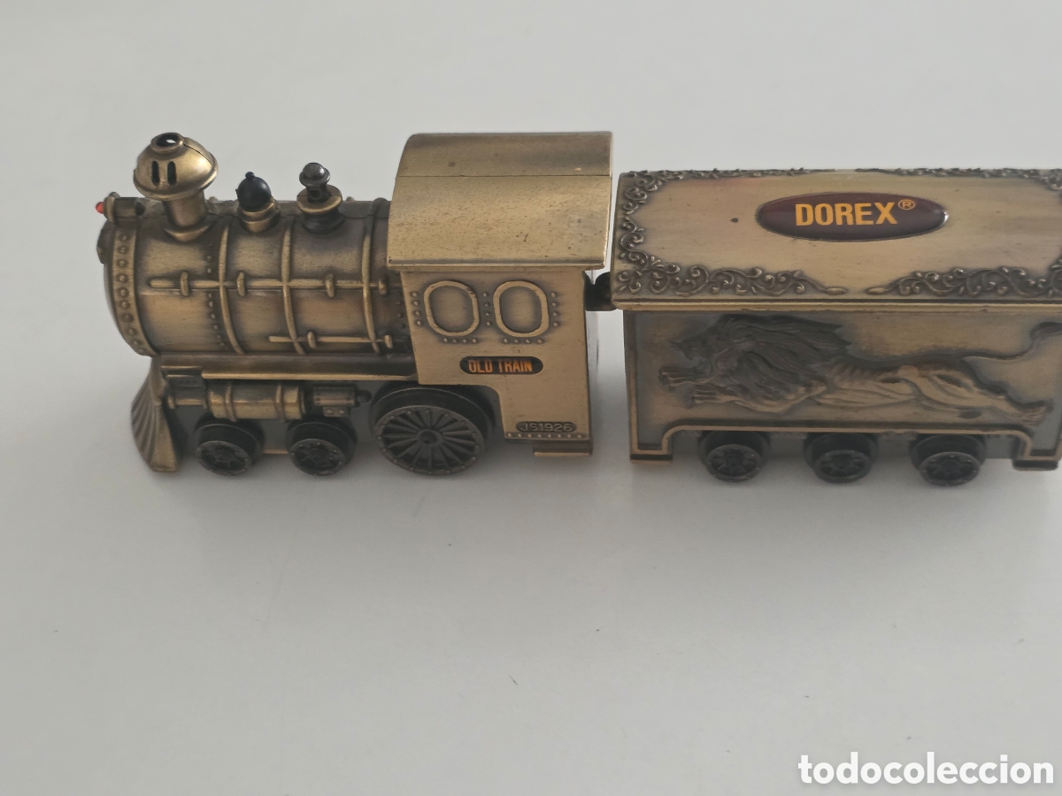 Vintage: Tren decorativo DOREX Old Train JS1926 met&aacute;lico