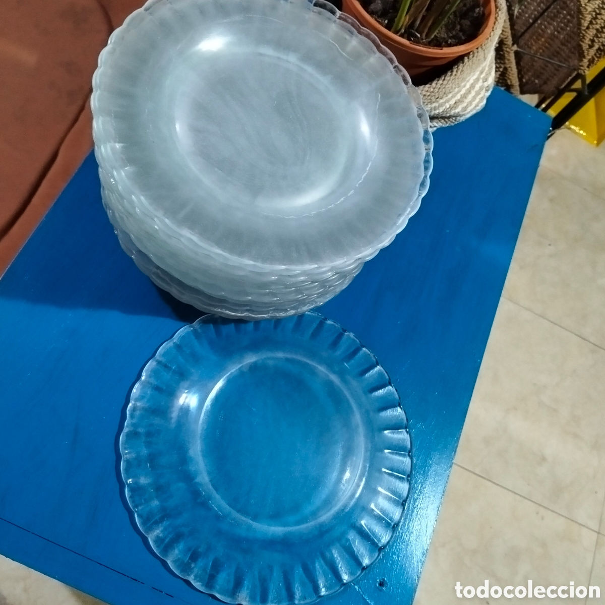 Vintage: 22 PLATOS LLANOS CLASICOS. MARCA DURALEX. MADE IN SPAIN