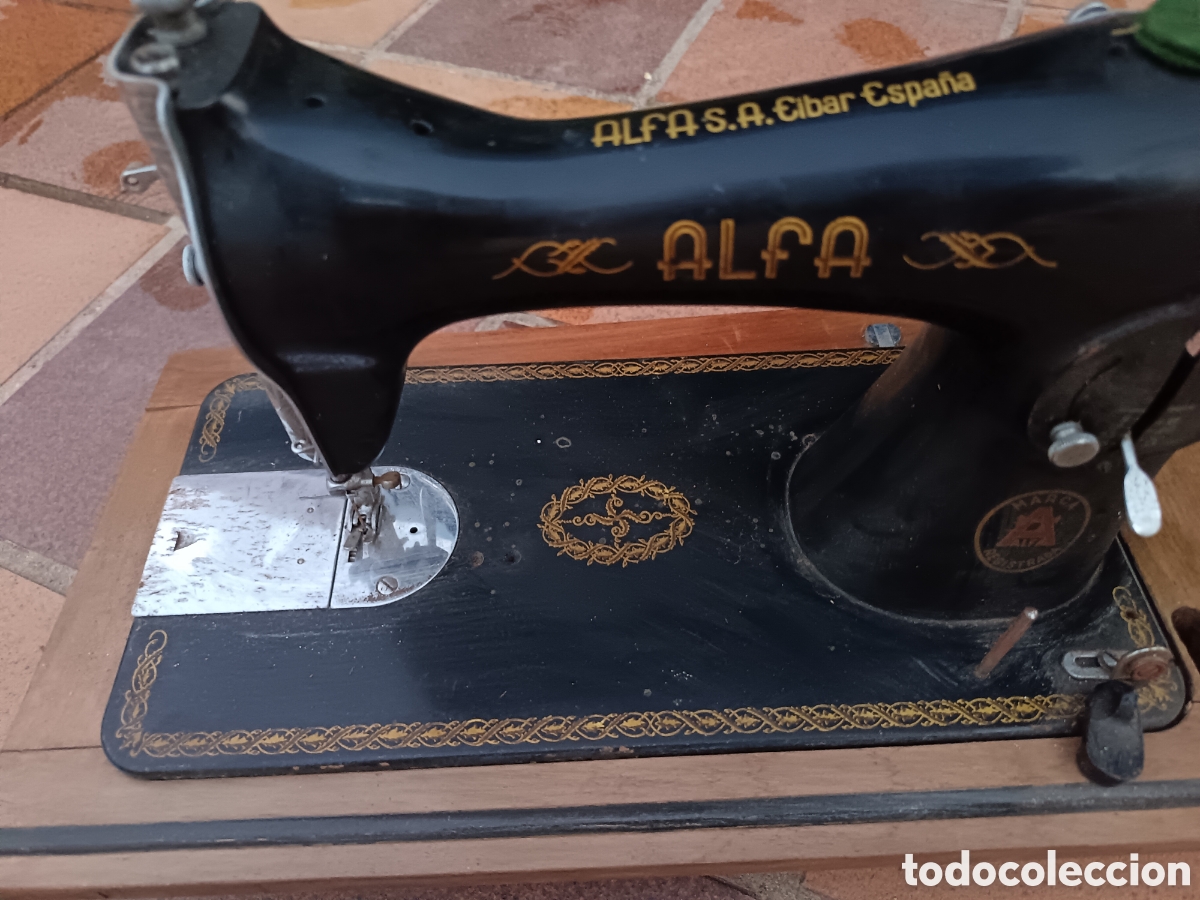 Vintage: Cabeza m&aacute;quina coser alfa