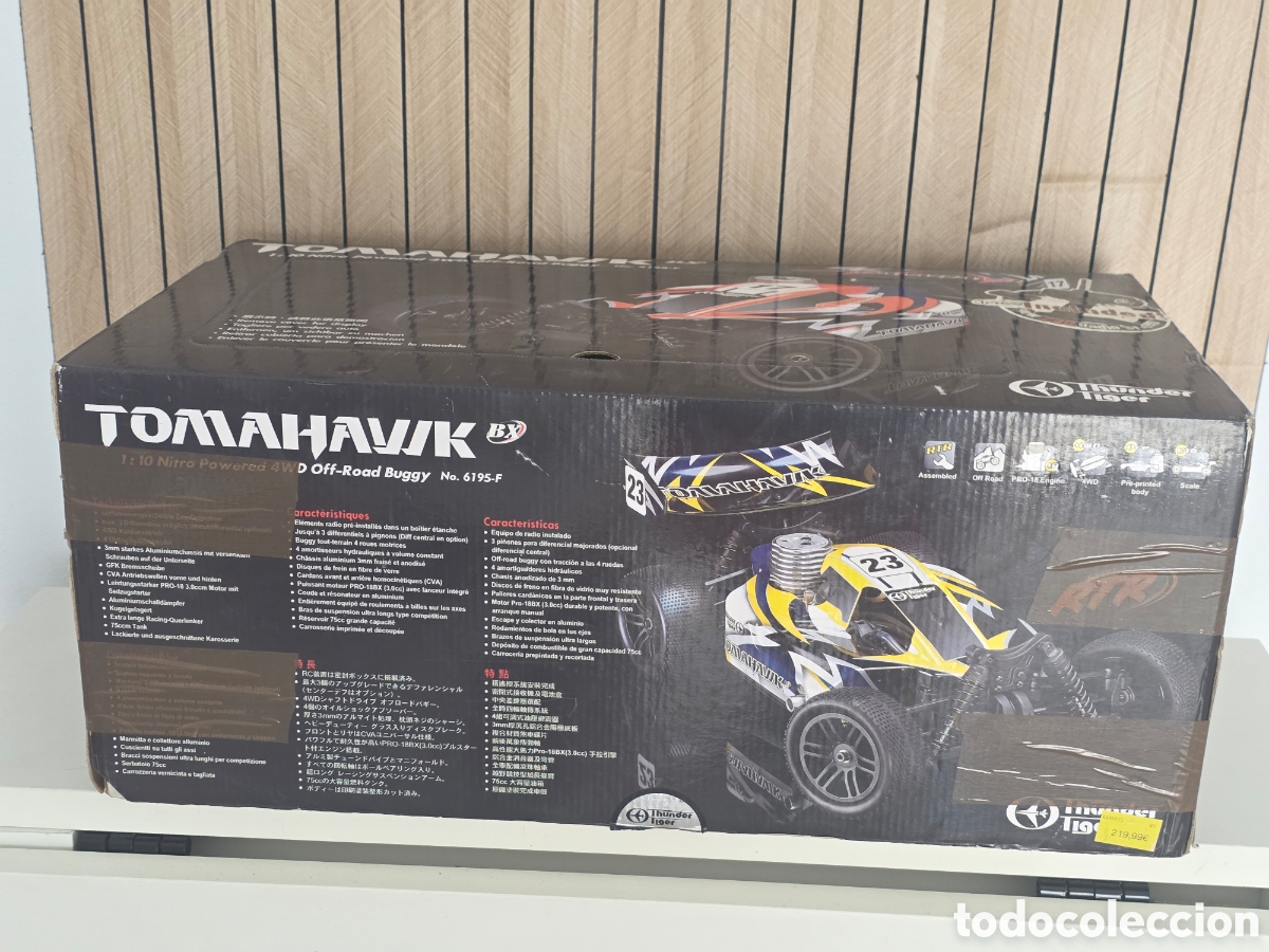 Vintage: Thunder Tiger Tomahawk BX 1/10 Nitro 4WD RC