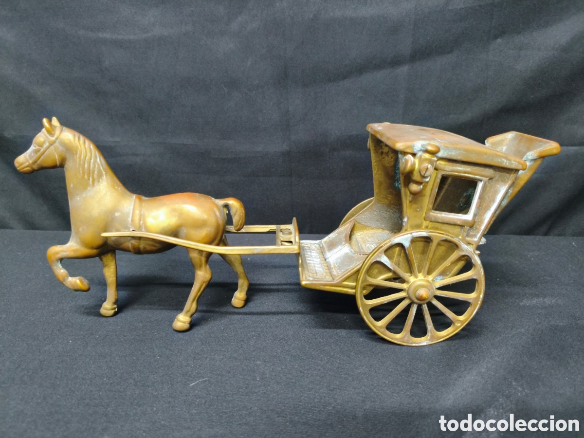 Vintage: Antiguo Carruaje Lat&oacute;n o Bronce