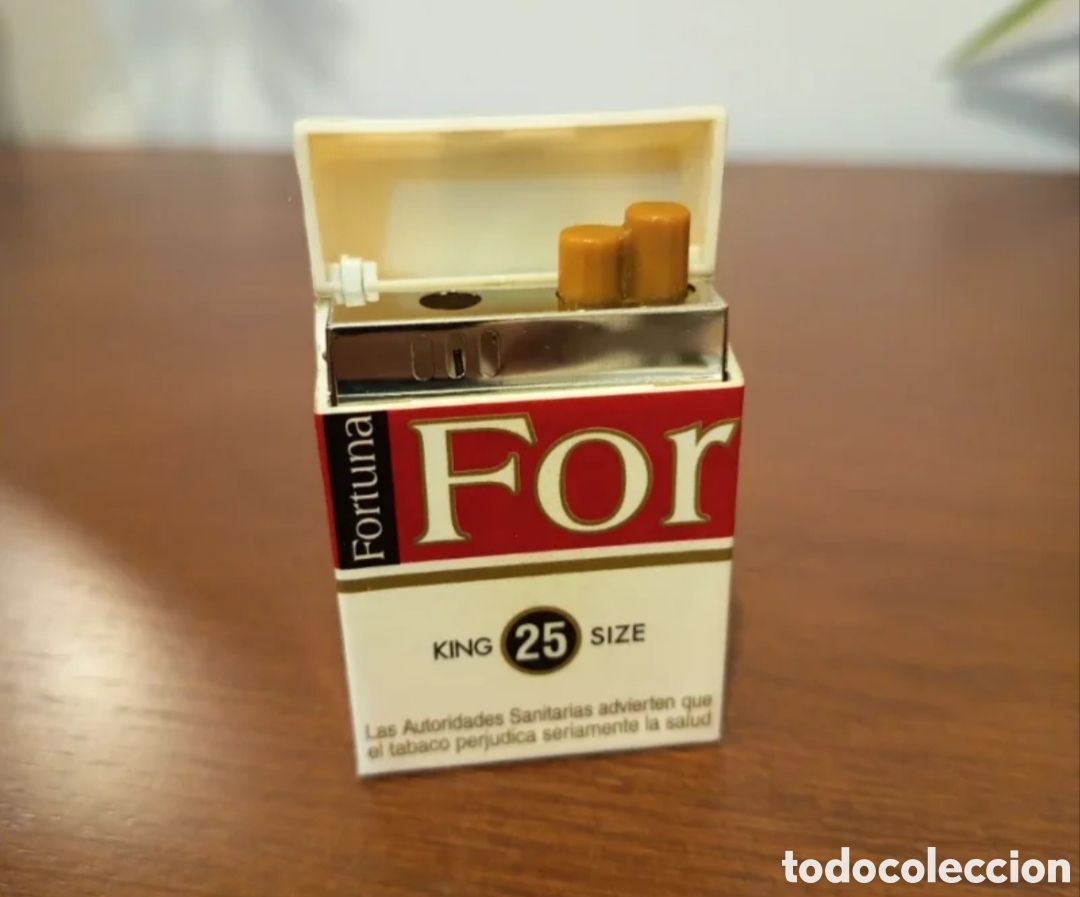 Vintage: Encendedor Fortuna King Size de Colecci&oacute;n
