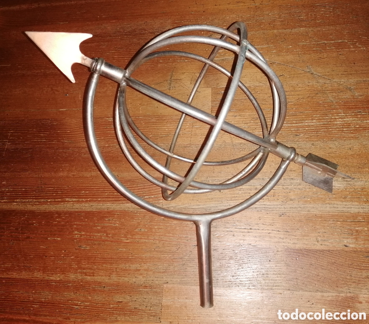 Vintage: Esfera armilar decorativo o como remate de veleta