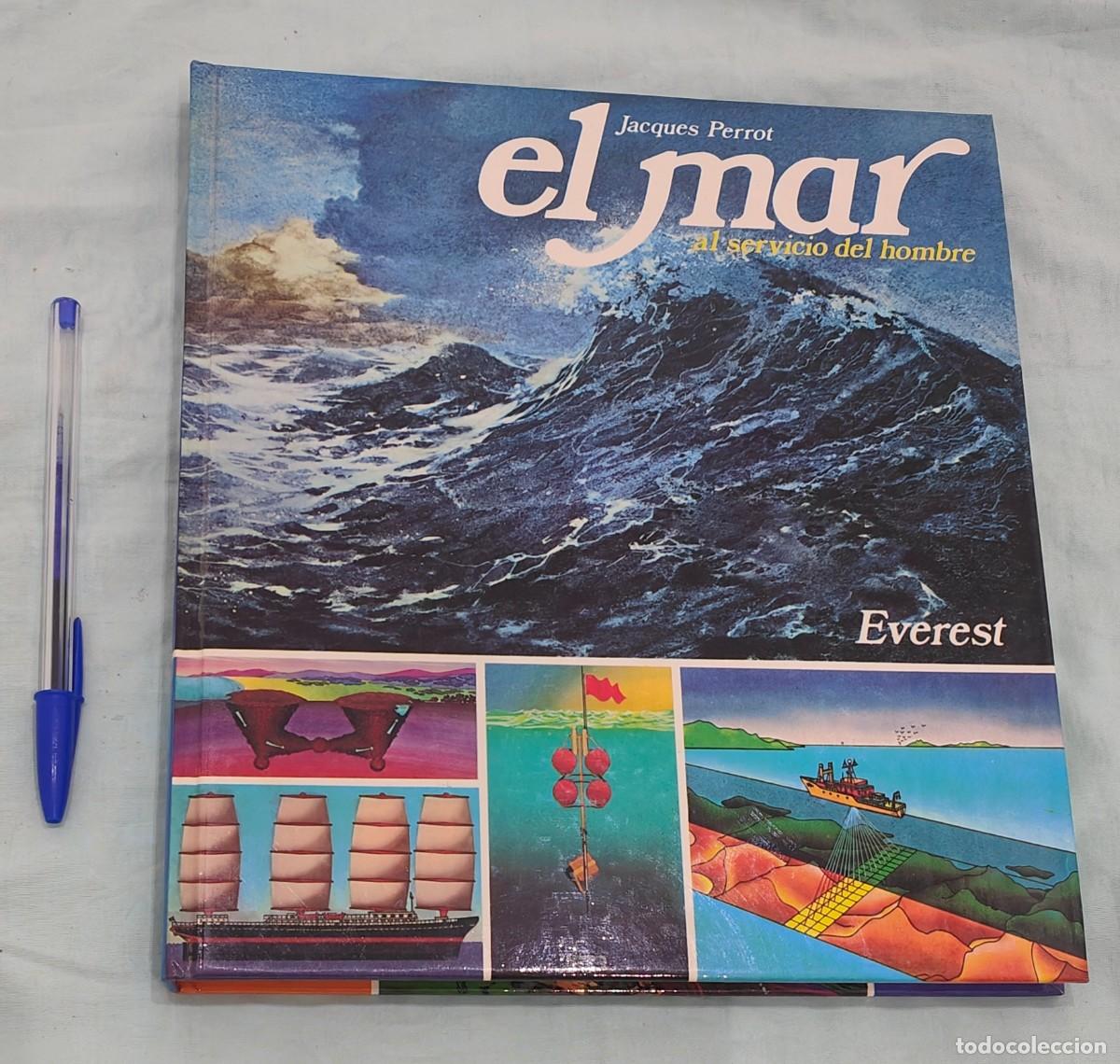 Vintage: El Mar al servicio del Hombre ,1978 , libro en papel cartulina muy ilustrado