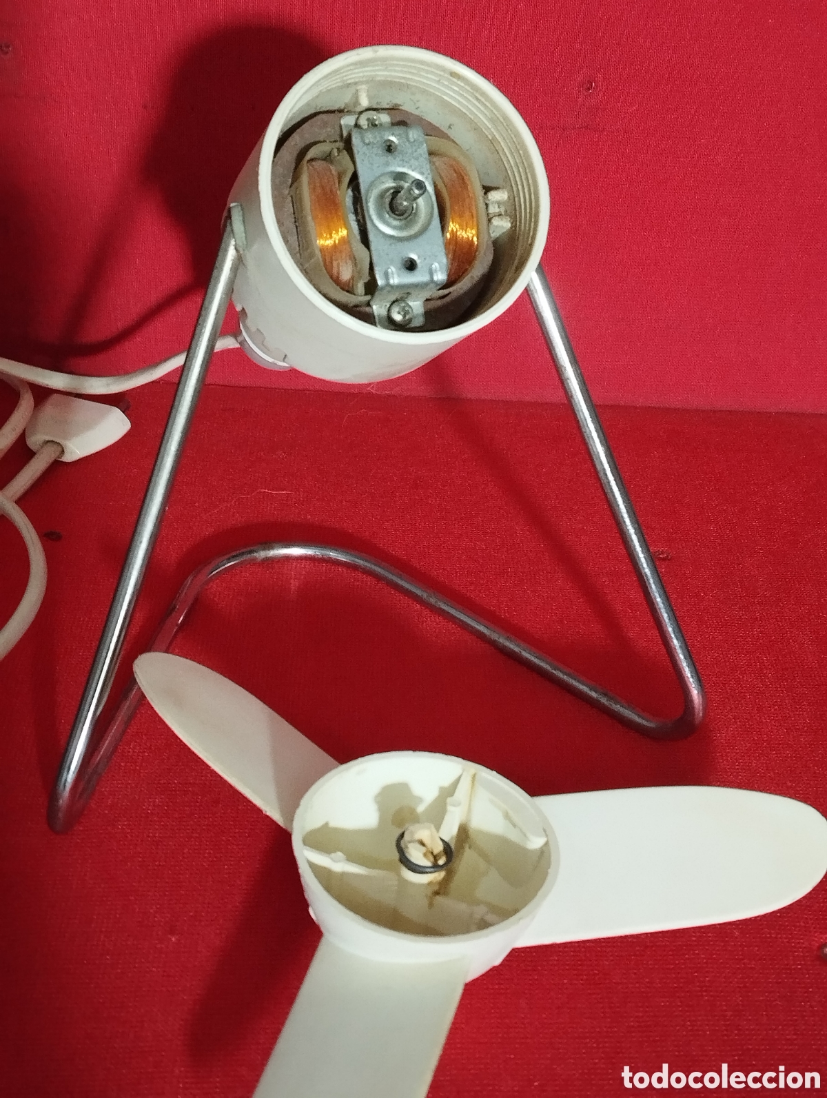 Vintage: Ventilador de mesa a&ntilde;os 70 - Foto 4