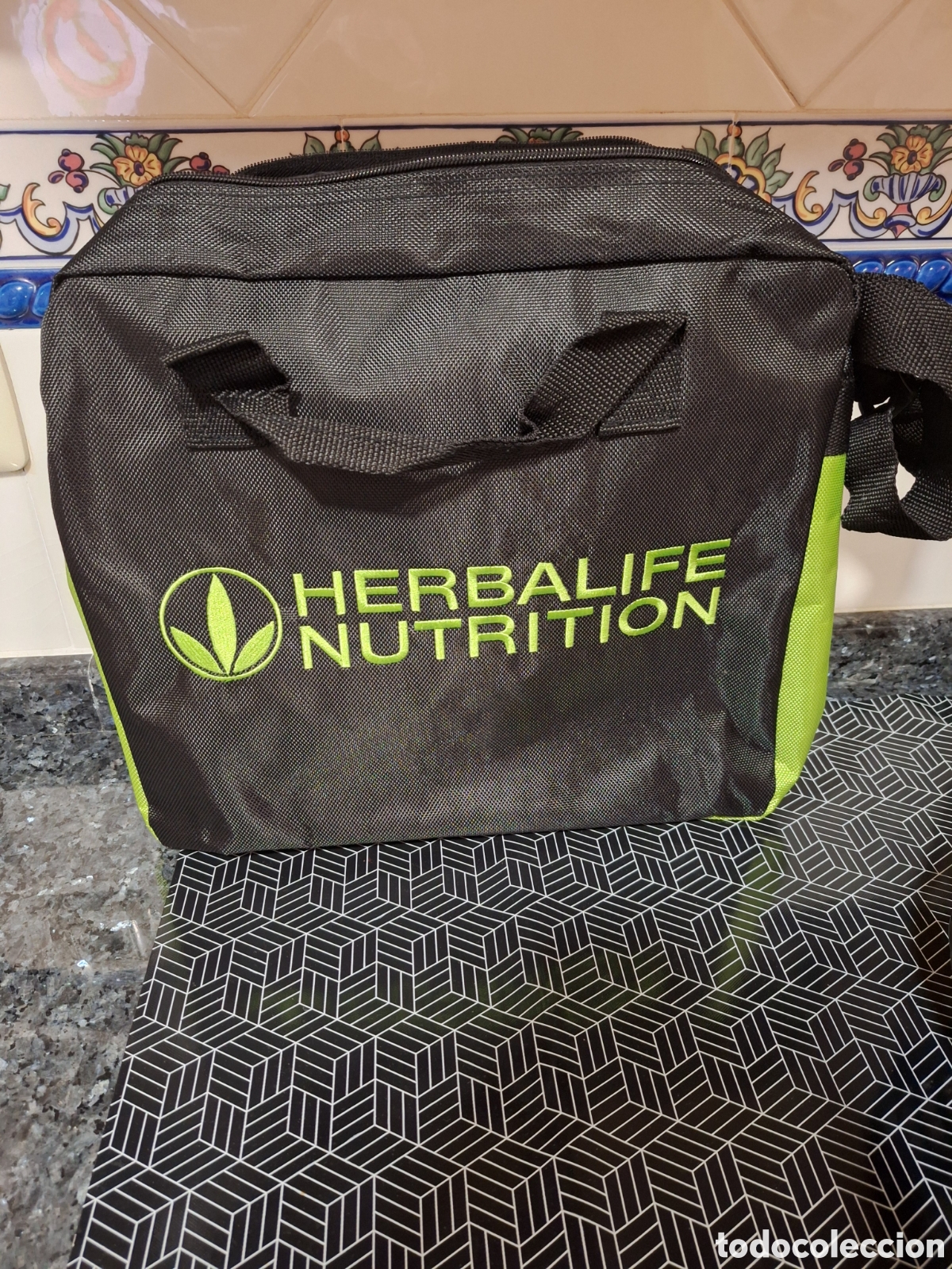 Vintage: Bolsa de Herbalife,con asas de mano y correa para colgar.