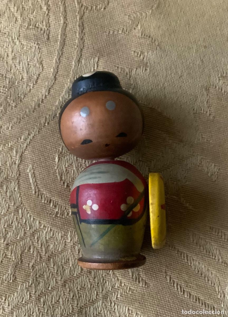 Vintage: ANTIGUA MU&Ntilde;ECA KOKESHI MINIATURA - Foto 4