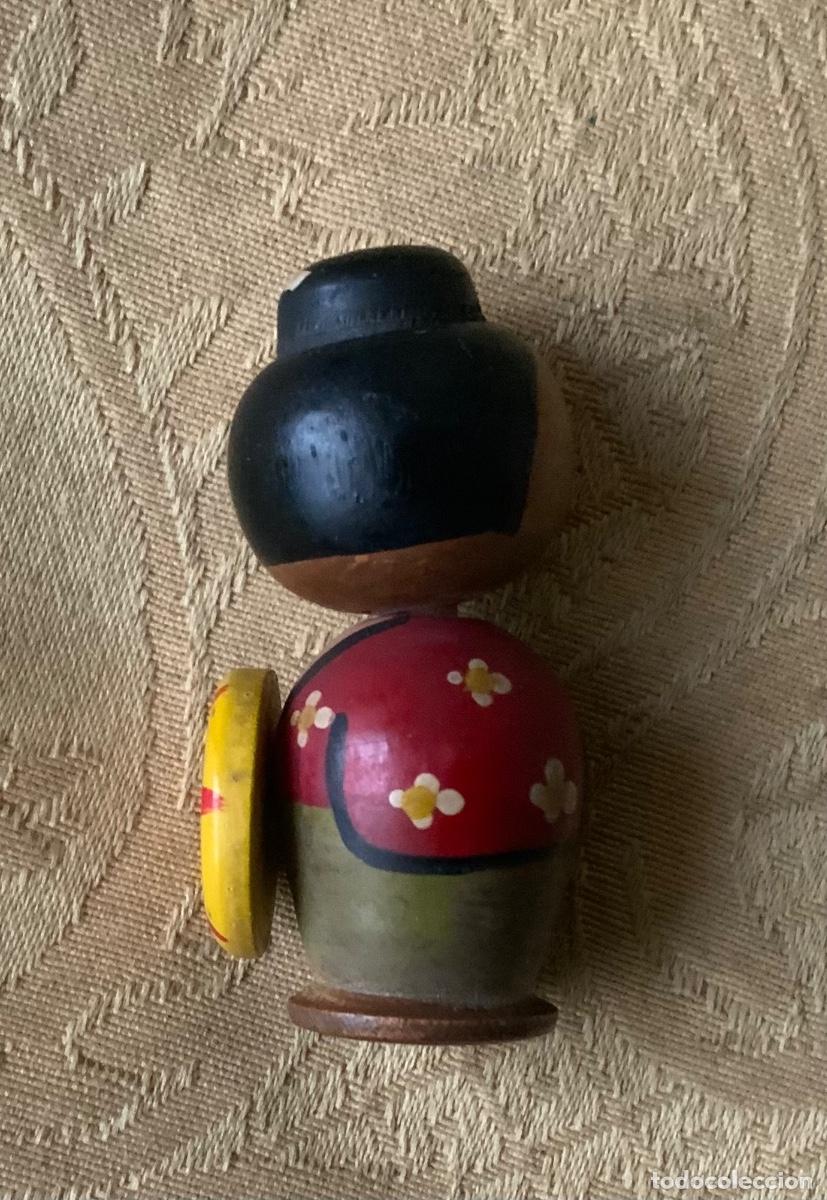 Vintage: ANTIGUA MU&Ntilde;ECA KOKESHI MINIATURA - Foto 5