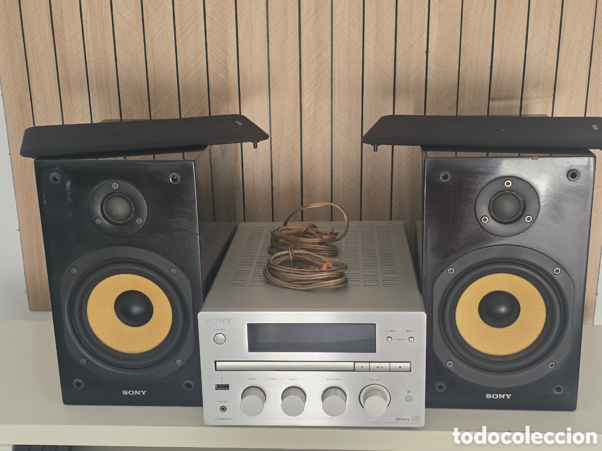 Vintage: Sony CMT-G1iP Hi-Fi + altavoces SS-CG1
