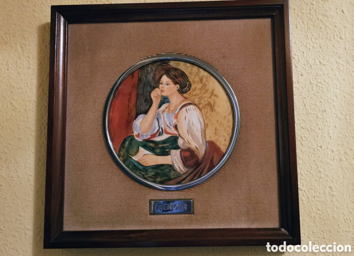 Vintage: Cuadros de Renoir, porcelana