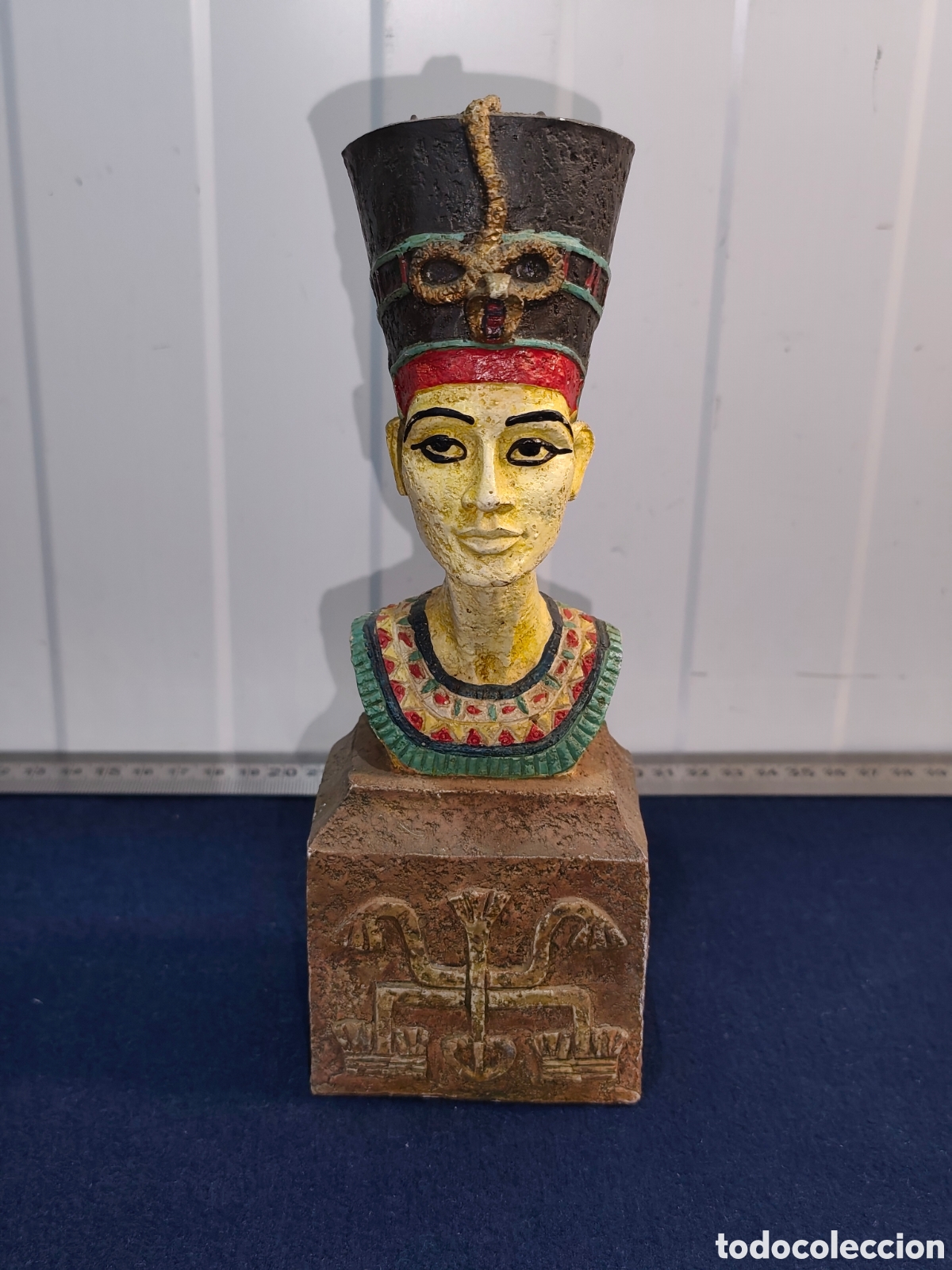 Vintage: Busto Decorativo Nefertiti Estilo Antiguo Egipto