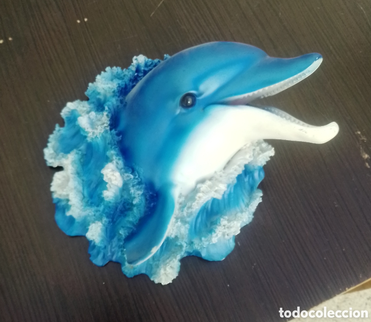 Vintage: Figura cabeza de delf&iacute;n